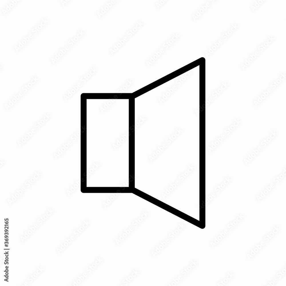 Outline sound icon.Sound vector illustration. Symbol for web and mobile Outline sound icon.Sound vector illustration. Symbol for web and mobile