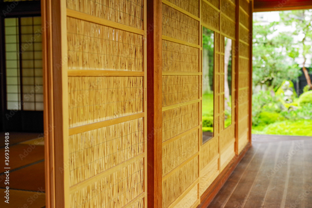 Obraz premium 古い日本の大きな屋敷