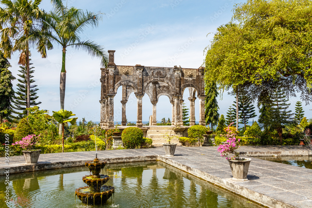 Old raja's palace Taman Ujung Sukasada (Taman Ujung Water Palace), Karangasem, Bali Island, Indonesia Old raja's palace Taman Ujung Sukasada (Taman Ujung Water Palace), Karangasem, Bali Island, Indonesia