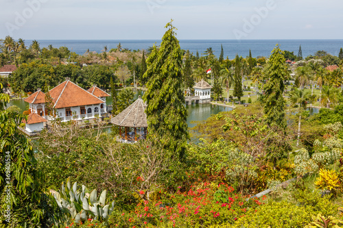 Old raja's palace Taman Ujung Sukasada (Taman Ujung Water Palace), Karangasem, Bali Island, Indonesia photo