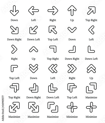 set of icons for web
