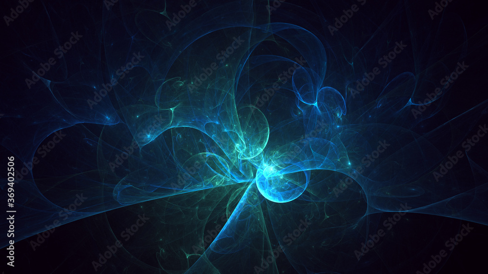 3D rendering abstract multicolor fractal light background 3D rendering abstract multicolor fractal light background