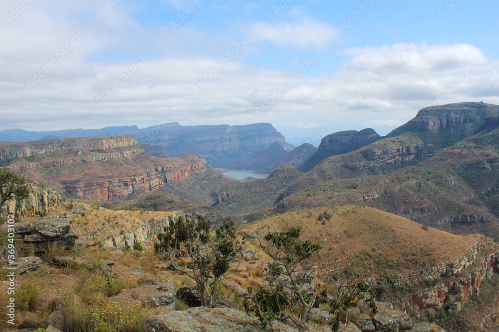 Ausblick Panorama Route Südafrika 