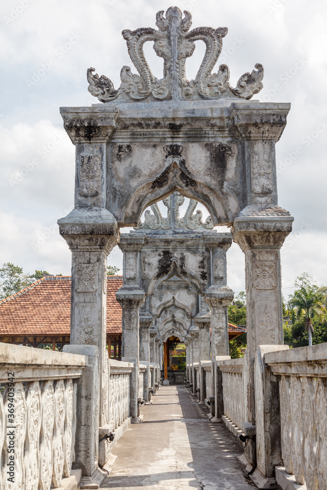 Fototapeta premium Old raja's palace Taman Ujung Sukasada (Taman Ujung Water Palace), Karangasem, Bali Island, Indonesia