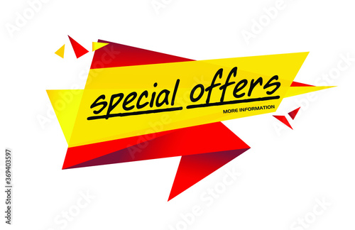 Free Download Special Offer price tag vector format
 - GFXLoad