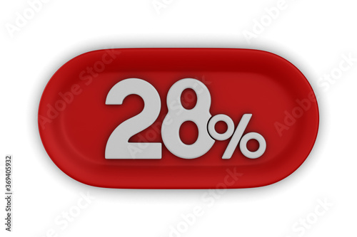 Button with twenty eight pe...