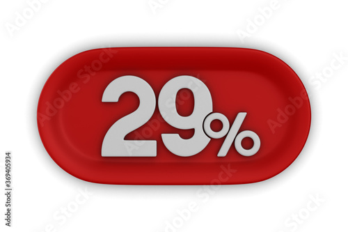 Button with twenty nine per...