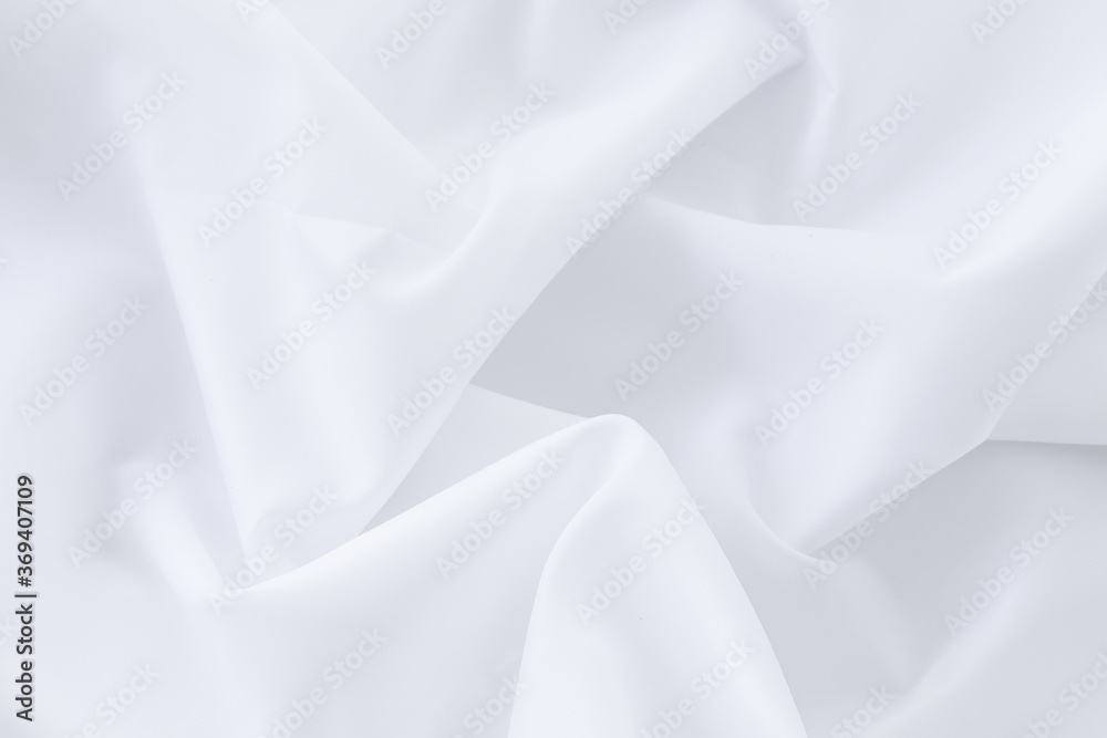 Obraz premium natural white fabric linen texture for design. sackcloth textured backdrop. White Canvas for Background.