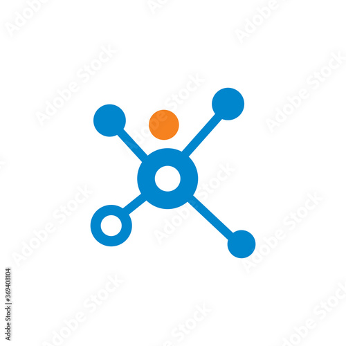 connection tech logo , network technology logo