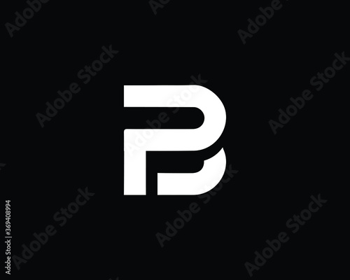 Canvastavla Professional and Minimalist Letter PB BP Logo Design, Editable in Vector Format
