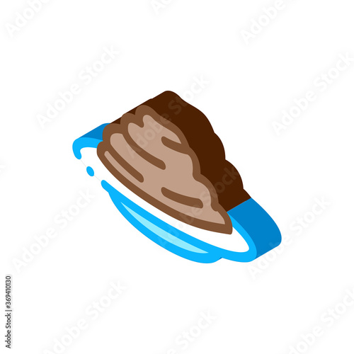 soy miso meal icon vector. isometric soy miso meal sign. color isolated symbol illustration