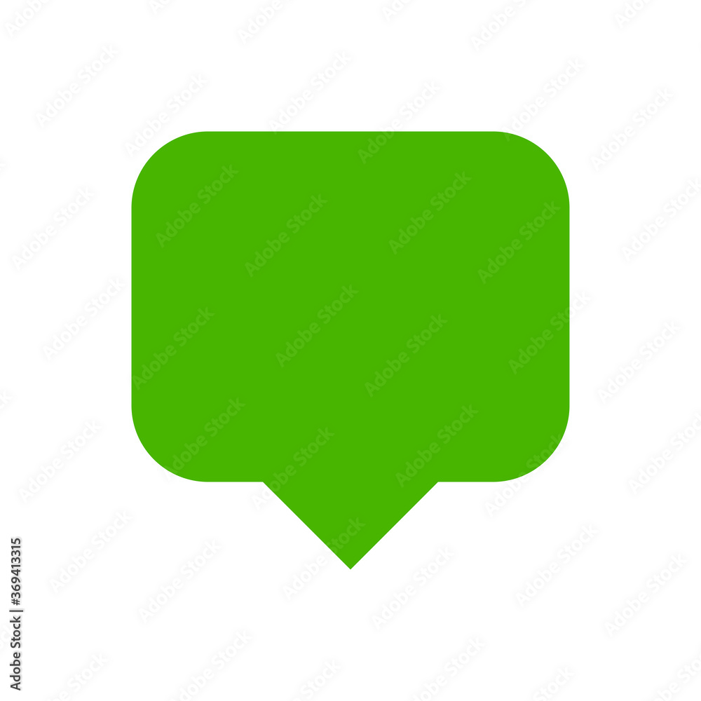 green speech bubble sign isolated on white, bubble speak icon trendy flat design, simple square dialog message for icon, speech bubble square green for button, text box for comment symbol green speech bubble sign isolated on white, bubble speak icon trendy flat design, simple square dialog message for icon, speech bubble square green for button, text box for comment symbol