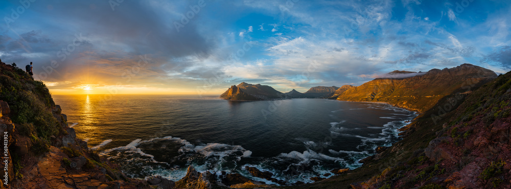 Fototapeta premium Chapmans Peak Drive lookout point.