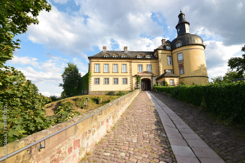 Obraz premium Schloss Friedrichstein in Bad Wildungen