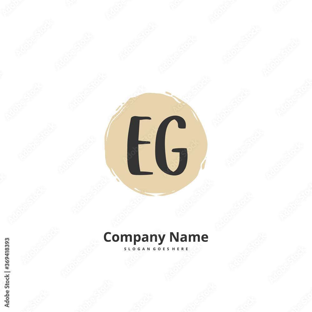 E G EG Initial handwriting and signature logo design with circle. Beautiful design handwritten logo for fashion, team, wedding, luxury logo. E G EG Initial handwriting and signature logo design with circle. Beautiful design handwritten logo for fashion, team, wedding, luxury logo.