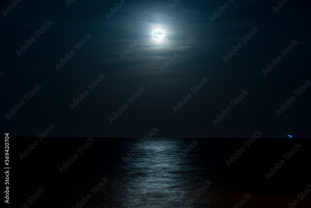 Noche de luna llena 