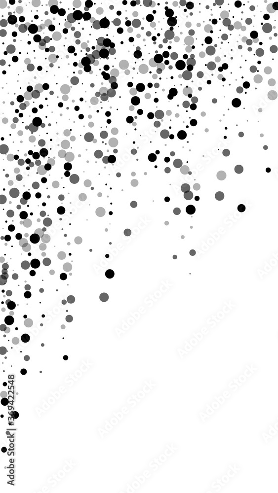 Obraz premium Scattered dense balck dots. Dark points dispersion