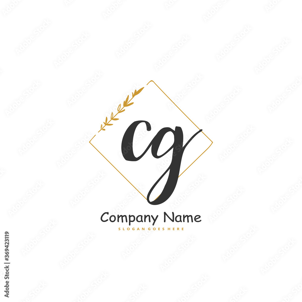 C G CG Initial handwriting and signature logo design with circle. Beautiful design handwritten logo for fashion, team, wedding, luxury logo. C G CG Initial handwriting and signature logo design with circle. Beautiful design handwritten logo for fashion, team, wedding, luxury logo.