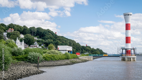 View of a lighthouse in Blankenese , Hamburg