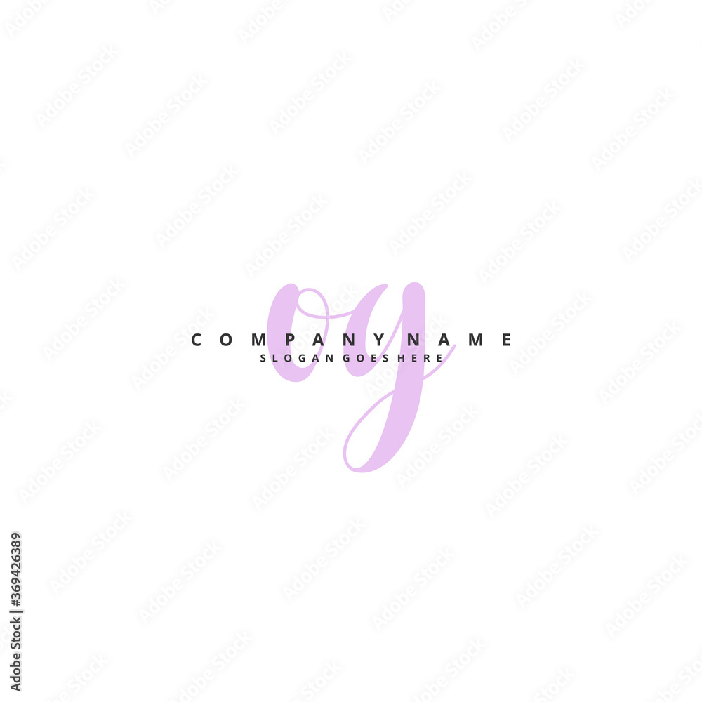 O G OG Initial handwriting and signature logo design with circle. Beautiful design handwritten logo for fashion, team, wedding, luxury logo.