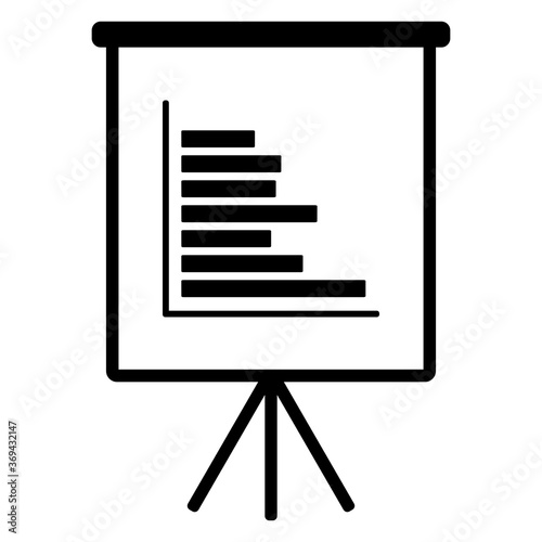 Diagramm und Flipchart