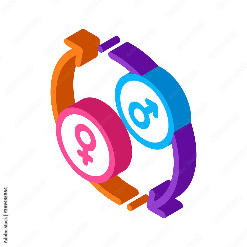 lgbt circle arrows icon vector. isometric lgbt circle arrows sign. color isolated symbol illustration lgbt circle arrows icon vector. isometric lgbt circle arrows sign. color isolated symbol illustration