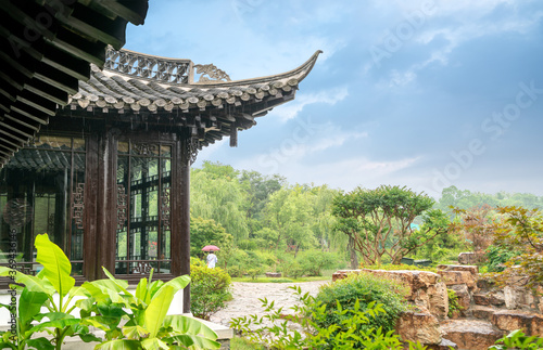 Located in Shouxihu Chinese Classical Garden  Yangzhou  Jiangsu.