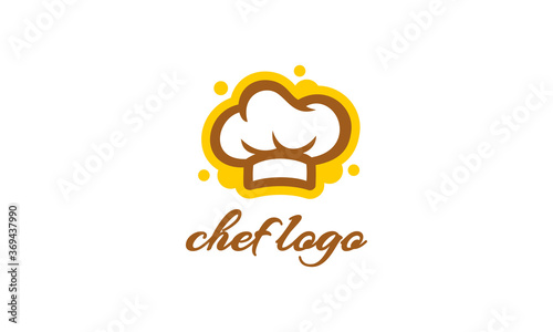 Chef Hat Logo Vector