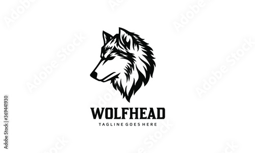 Wolf Head Vector Logo Template