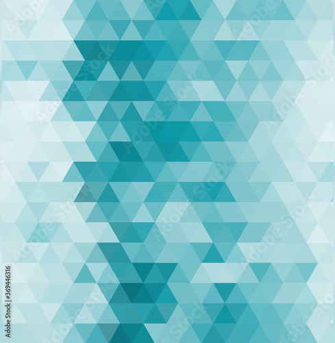 Abstract Blue Triangle Background, Vector Illustration Contains Transparent Objects