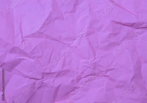 Crumpled pink color background texture