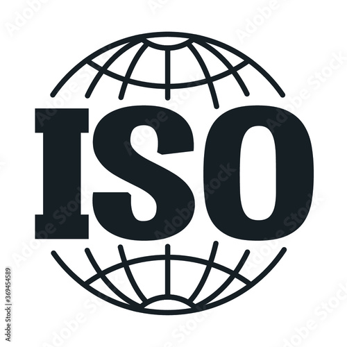 ISO icon vector 
