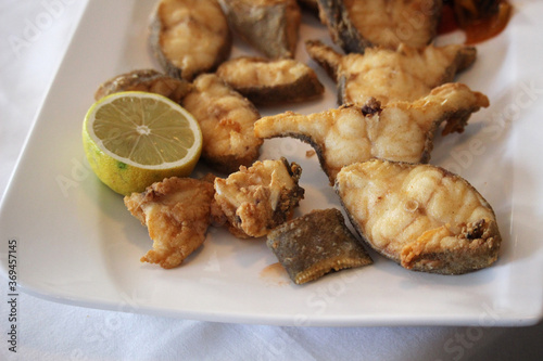 Fried fish (in spanish "fritura de pescados). Is a typical dish of spanish gastronomy. 