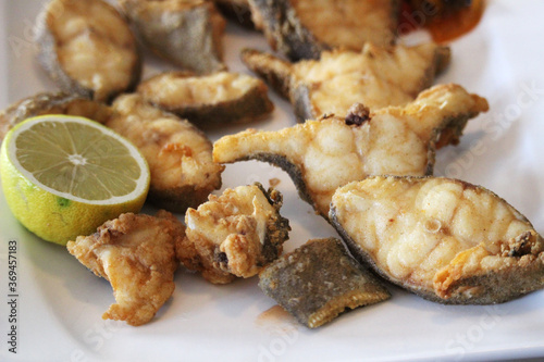 Fried fish (in spanish "fritura de pescados). Is a typical dish of spanish gastronomy. 