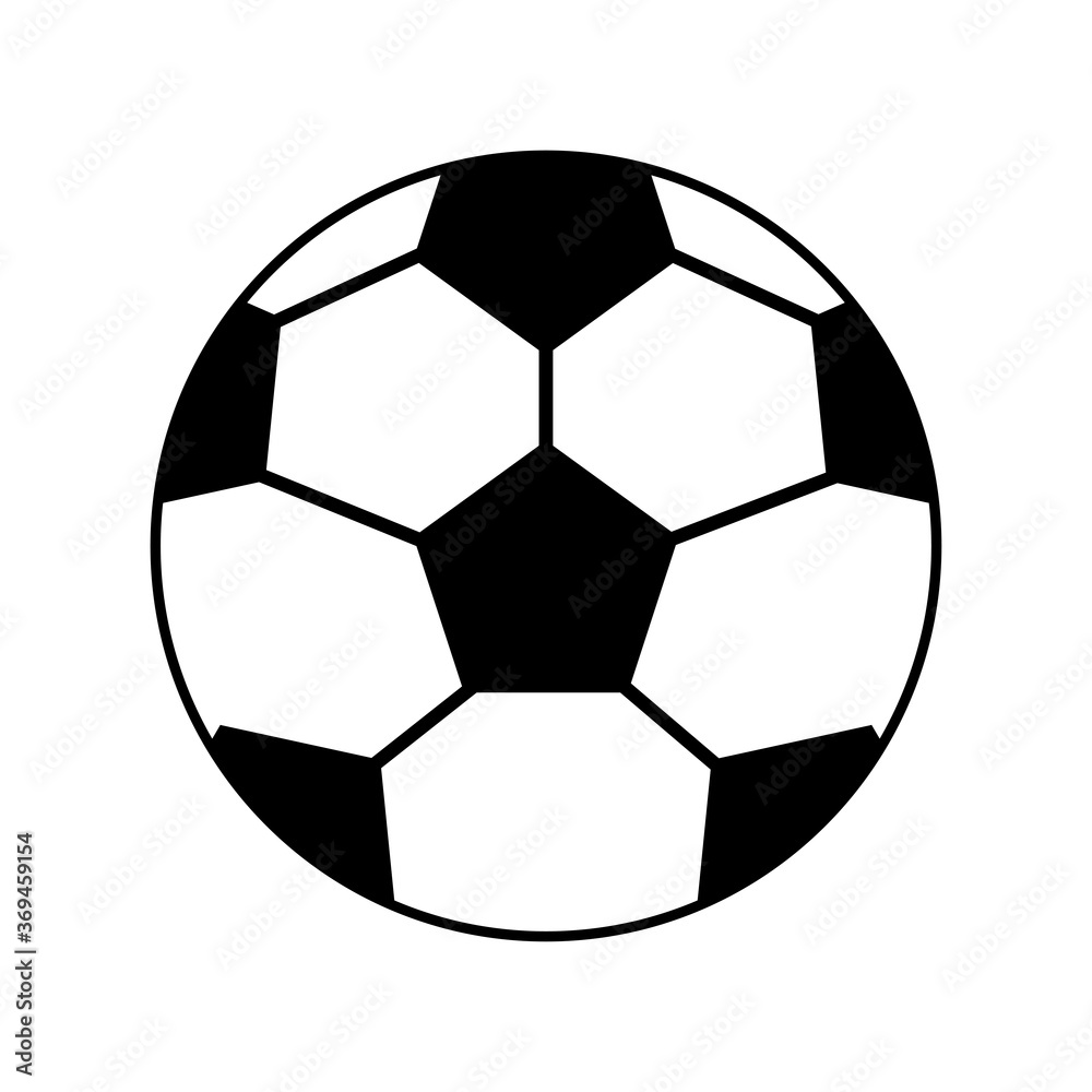soccer sport balloon football icon