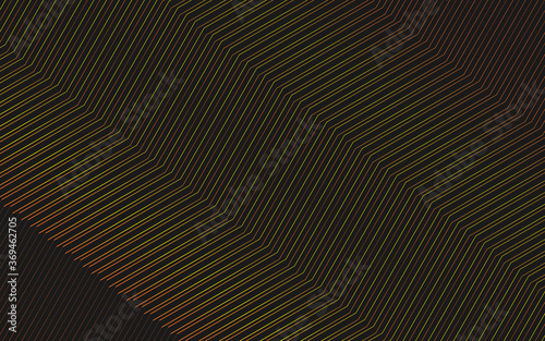 Wallpaper Mural Stylish geometric background with golden lines and contours .Vector graphic black background. Torontodigital.ca