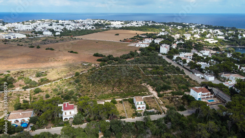 Aerial view of the village of Portopetro