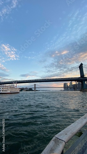 Sunset at Manhattan Bridge 