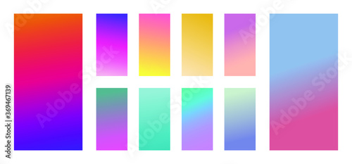 Color gradient cover design. Vibrant background for screen, poster, banner, wallpaper, social media post