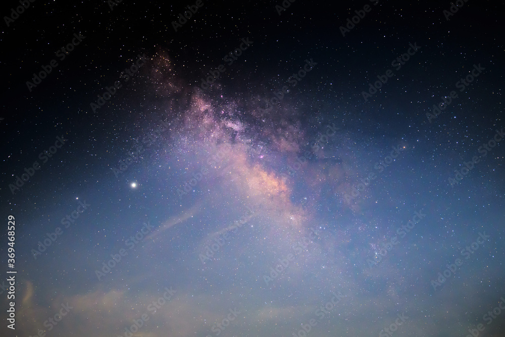center of milky way on the dark sky / Close up to milky way center of milky way on the dark sky / Close up to milky way