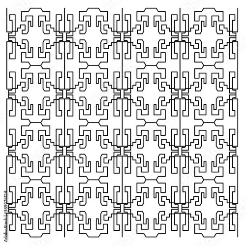 Wallpaper Mural LUXURY DESIGN ORNAMENTS GEOMETRIC AZTECS PATTERN Torontodigital.ca