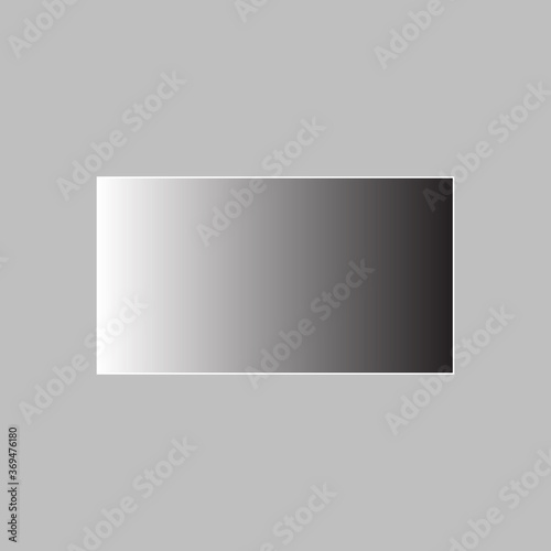 Black and white Gradient icon. Gradient button Icon in trendy flat style vector illustration isolated in grey background, gradient button symbol / icon for your web site design, logo, app, UI.