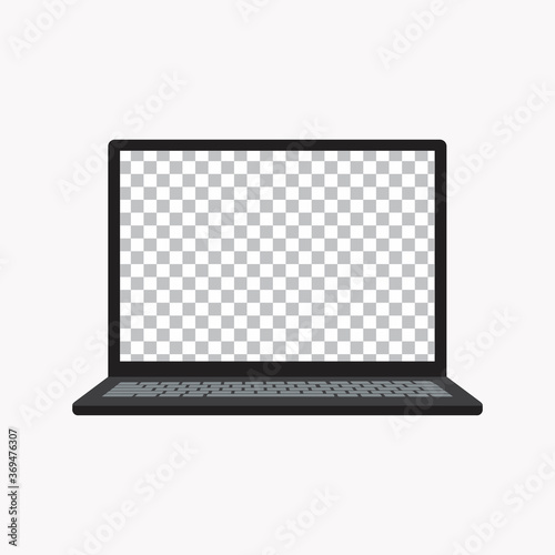 laptop computer vector icon