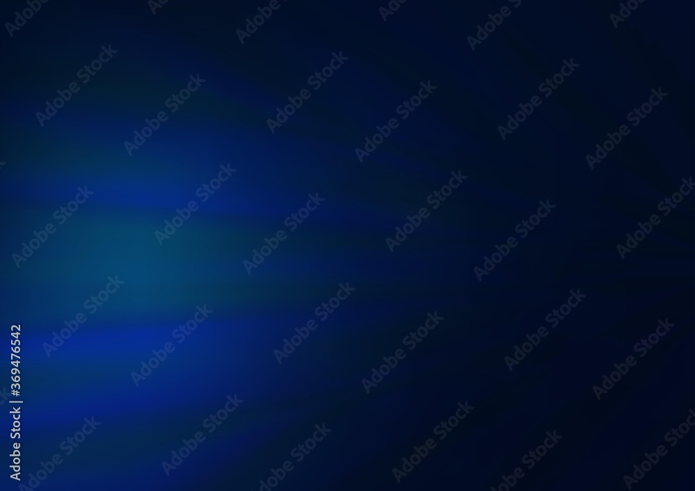 Dark BLUE vector blurred shine abstract background. Colorful illustration in abstract style with gradient. The best blurred design for your business.