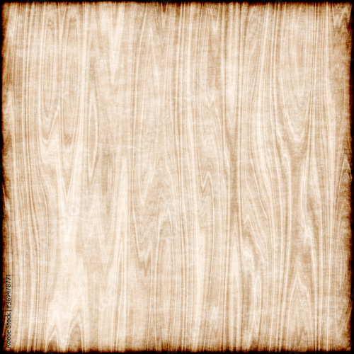 Vintage wood background. Burnt on the edges of the tree.