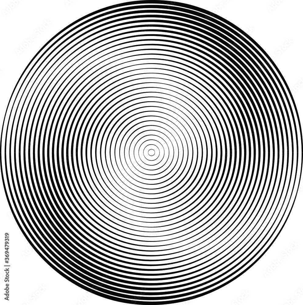 Lines in Circle Form . Spiral Vector Illustration .Technology round. Wave Logo . Design element . Abstract Geometric shape . Lines in Circle Form . Spiral Vector Illustration .Technology round. Wave Logo . Design element . Abstract Geometric shape .