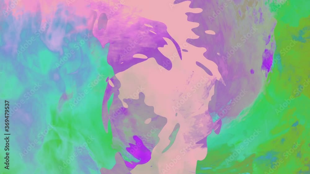 Abstract background. Watercolor inc, loop Abstract background. Watercolor inc, loop