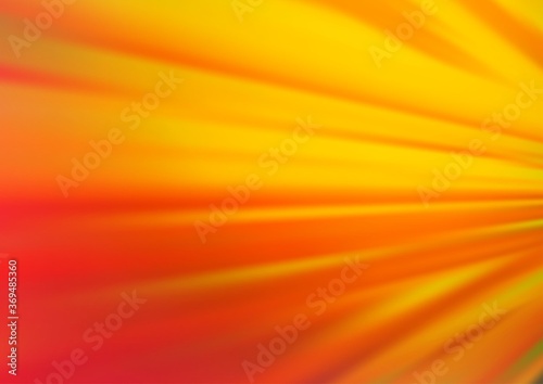 Light Yellow, Orange vector bokeh and colorful pattern. A vague abstract illustration with gradient. The template can be used for your brand book.