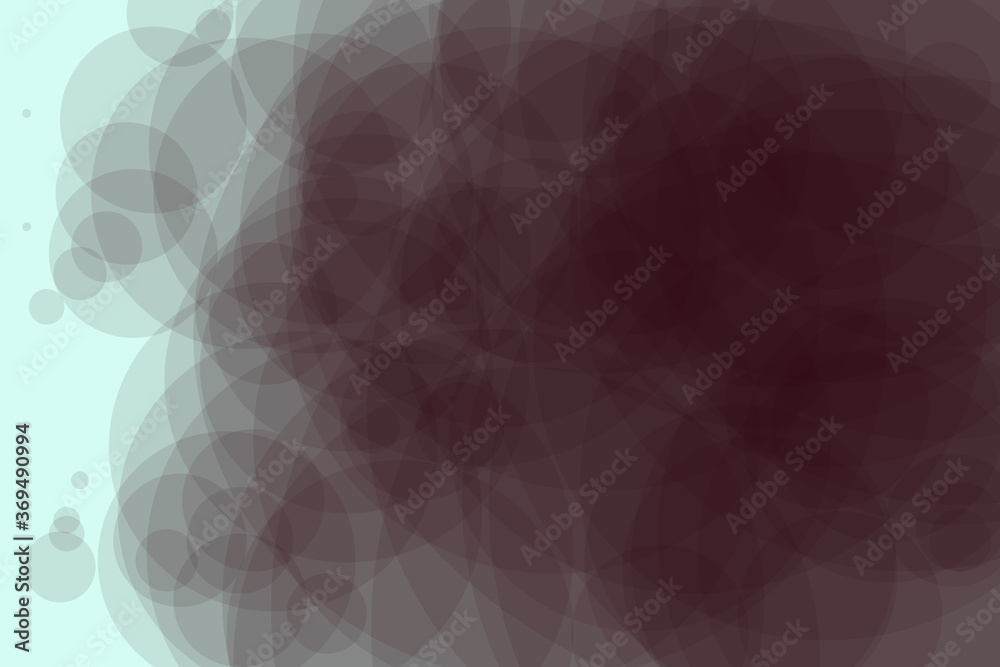 Obraz premium Isolated comic texture with interconnected bubbles gradually increasing in size with shining effect