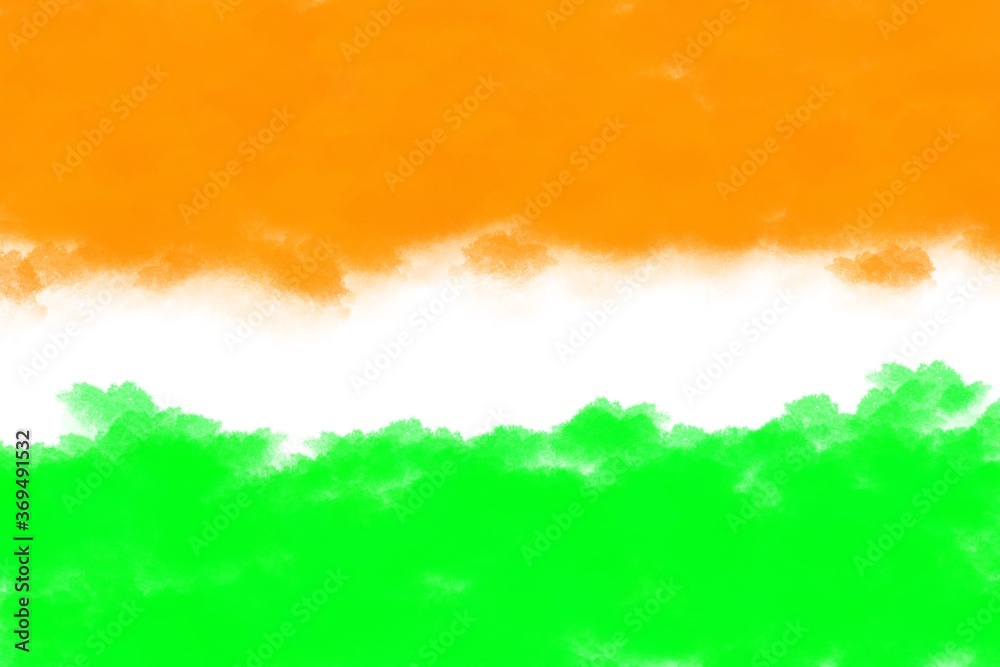 Indian tricolor abstract background for Independence day & Republic day